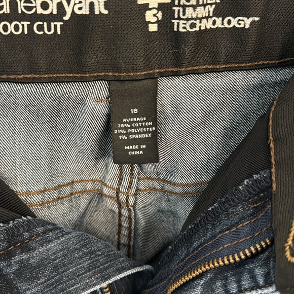 Lane Bryant boot cut jeans 18A - Picture 3 of 4